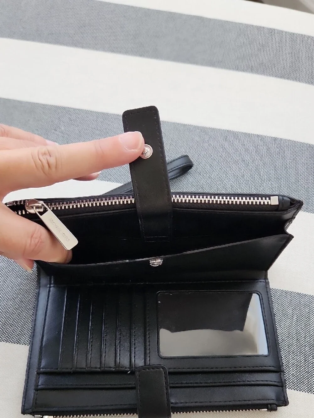 Michael Kors compact wristlet